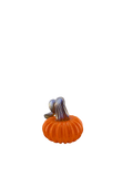 Mini glass pumpkin