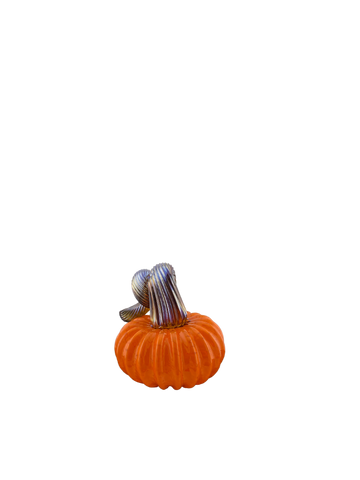 Mini glass pumpkin