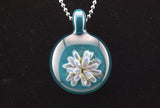 Teal Implosion Pendant